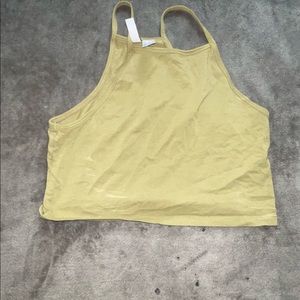 Green Crop Top